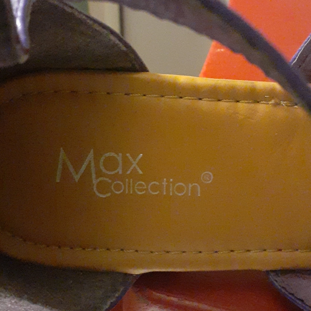 Max Collection faux leather purple gladiator sandals Size 12 - Picture 8 of 10